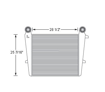 MAC17306-N - Western Star up to 1990 Charge Air Cooler 22227-3402 Charge Air Cooler