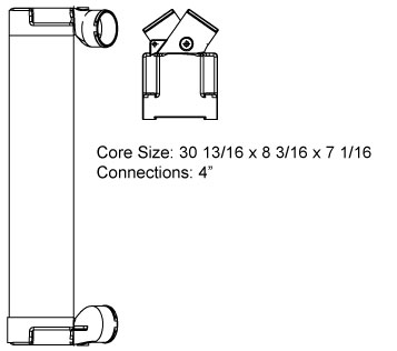TRA12056 - Bus Charge Air Cooler Charge Air Cooler