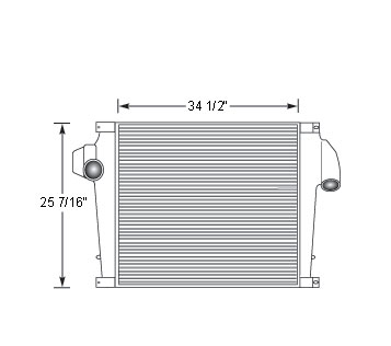 VOL18801 - Volvo WG Charge Air Cooler