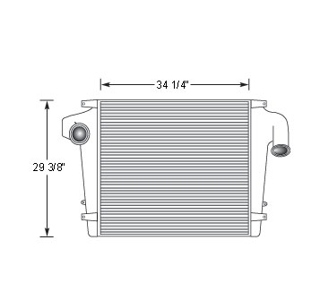 VOL18805 - Volvo WIA Charge Air Cooler