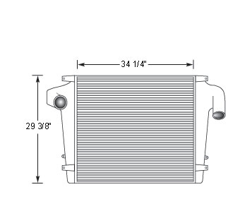 VOL18806 - Volvo WG Charge Air Cooler