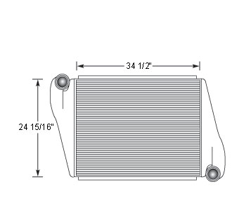 VOL18807 - Volvo Charge Air Cooler
