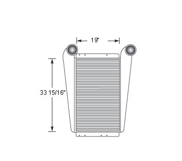 VOL18809 - Volvo WG Series through 2001 Charge Air Cooler
