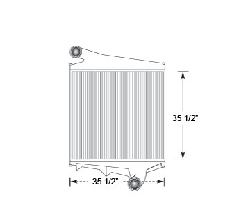 VOL18817 - Volvo VN Series 2004 and up  Charge Air Cooler