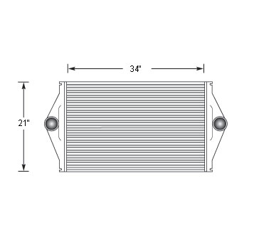 WES18201 - Western Star  Charge Air Cooler