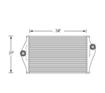 WES18202 - Western Star  Charge Air Cooler