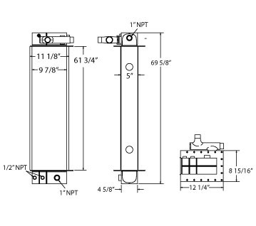 Morbark Chipper Oil Cooler - 270347