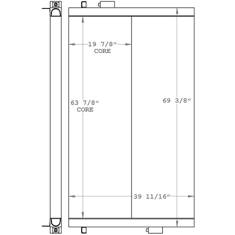 Manitowoc Crane Oil Cooler - 271000