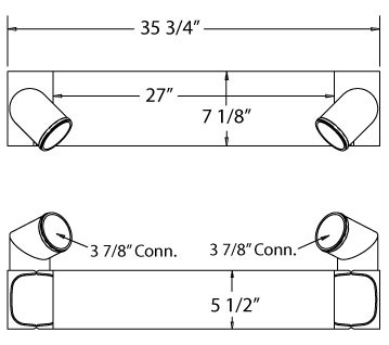 Charge Air Cooler part of 2900-25 - 280023