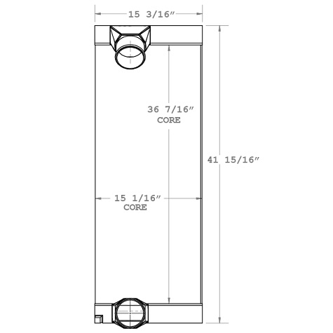 Liebherr 954C Charge Air Cooler - 280061