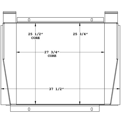 MCI E Model Bus Charge Air Cooler - 280283