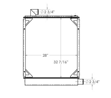 MCI Bus Radiator - 310030