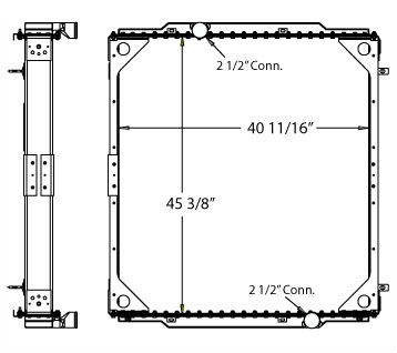 Prevost Bus Radiator - 310082