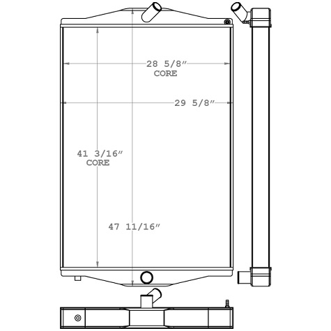 New Flyer Bus Radiator - 310155