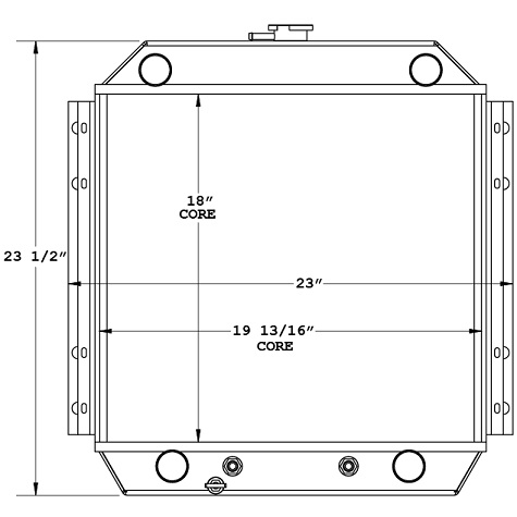 Airport Tug Radiator - 450516