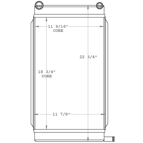 Onan Mobile Generator Radiator - 450774