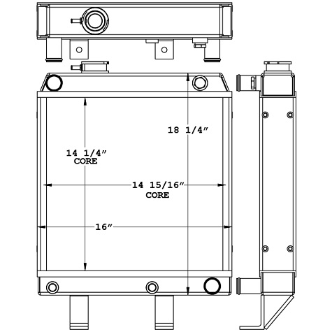 Wacker Neuson Trench Roller Radiator - 451113