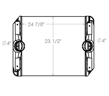 MCI 102E Charge air cooler- TRA12014