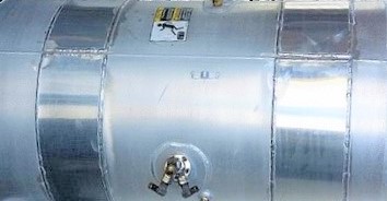 diesel fuel tank repaired where the tank rotted under the straps