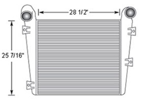 Mack Trucks MAC17302 Charge Air Cooler