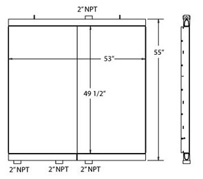 Reich Drill 270464 oil cooler drawing