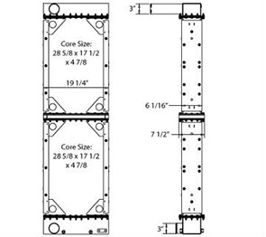 Schramm 450317 radiator drawing