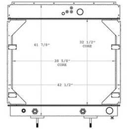 Advanced 450523 radiator drawing