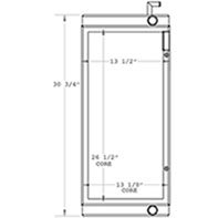 Bobcat 450836 radiator drawing