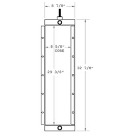 Dresser 270152 oil cooler drawing