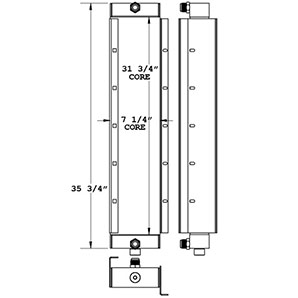 Galion 271039 oil cooler drawing