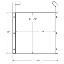 Hitachi 270301 oil cooler drawing