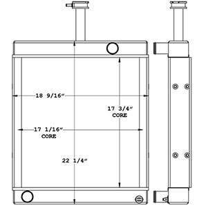 Hobart 450907 radiator drawing