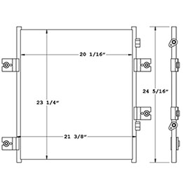 International CON0081 condenser drawing