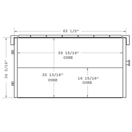 Ingersoll Rand 270280 oil cooler drawing