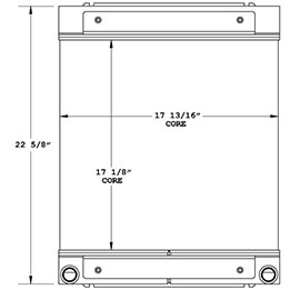 JLG 270908 oil cooler drawing