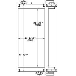 Kobelco 271148 oil cooler drawing