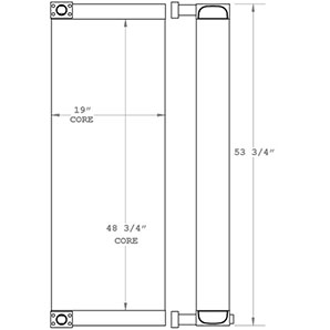 Liebherr 270921 oil cooler drawing