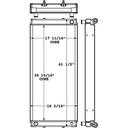 Liebherr 450999 radiator drawing