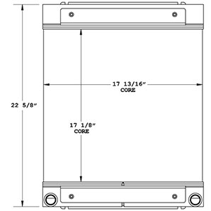 Lull 270908 oil cooler drawing