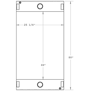 Manitowoc 450250 radiator drawing