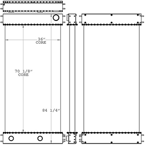 Manitowoc 451178 radiator drawing