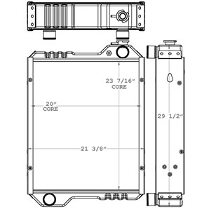 McCormick 451060 radiator drawing