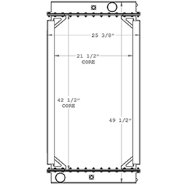 Nabi 310141 radiator drawing