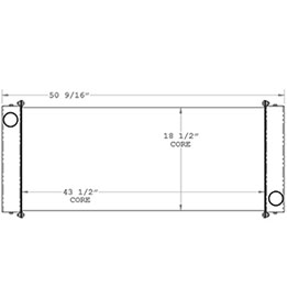 Neoplan 450217 radiator drawing