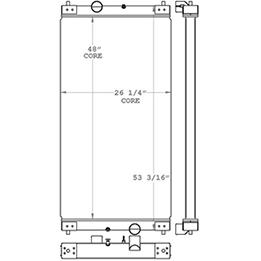 Ingersoll Rand Radiator / Cummins Onan Generator - 450104