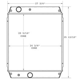 Orion 310091 radiator drawing