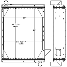 Orion 310146 radiator drawing