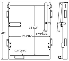 Samsung 270582 oil cooler drawing