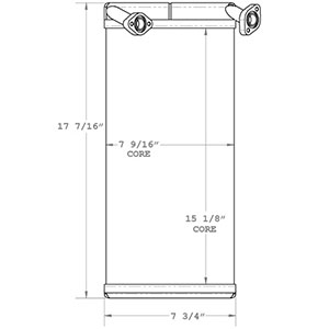 Sterling 450504 radiator drawing