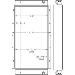 Sullivan Palatek 271016 oil cooler drawing